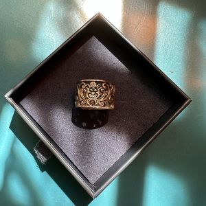 Vintage Sterling Silver Filigree Ring